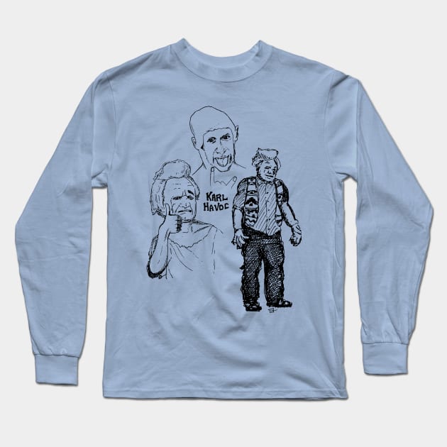 Karl Havoc Long Sleeve T-Shirt by EBDrawls